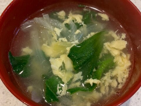 アイスプラントの中華スープ